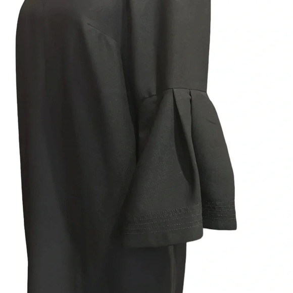 Banana Republic Bell Sleeve Dress Black Women's Size 6 - Picture 10 of 10